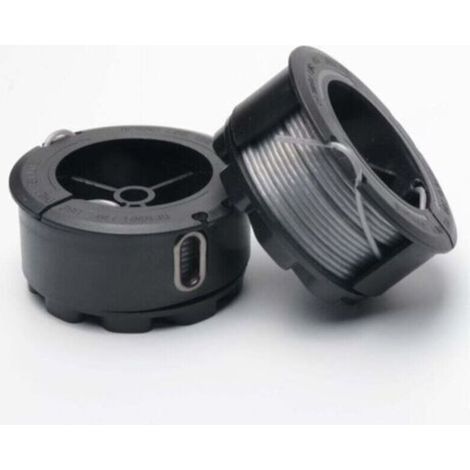 2-teilige Trimmerfadenspule für BOSCH UniversalGrassCut 18 18-26 18-260 F016800570 mit Abdeckung (1/4)