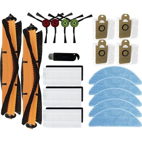 Para Lydsto R3 robot aspirador cepillo lateral principal filtro HEPA mopa paño bolsa polvo accesorios piezas (1/4)