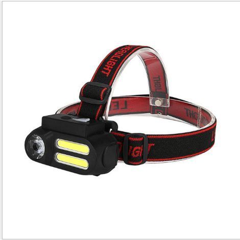Headlamp, Powerful USB Rechargeable LED Head Torch, Super with Motion Sensor, 4 Lighting Modes (1/5)