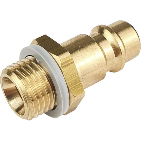 Frizione ad aria compressa con filettatura esterna 1/4", attacco in ottone NW 7,2, pressione di esercizio fino a 35 bar (1/4)