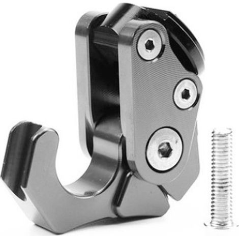 Motorrad-Modifikationsteile: CNC-gefräster, verstärkter Helmhaken aus Aluminiumlegierung, klappbarer Haken für Roller/Motorrad (1/4)