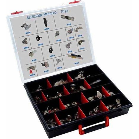 Cerraduras para muebles de metal, paquete de 50 piezas, clase/metro Omr
