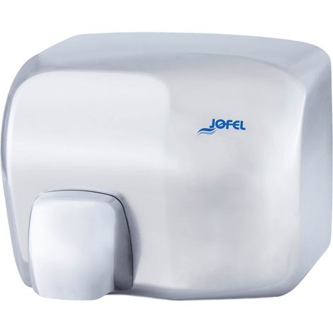 Jofel - Asciugamani ottico 2000W, Asciugamani con sensore a infrarossi ad attivazione e disattivazione automatica, antivandalo Modello Íbero, AA92000 Corpo in acciaio inox lucido (1/2)