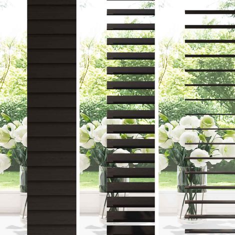 vidaXL Tenda Veneziana Marrone Scuro 55 x 130 cm 35 mm (1/5)