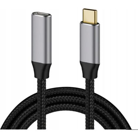 Cavo di prolunga USB-C 3.2 Thunderbolt 3 4, 100 W, 4K 60 Hz, 10 Gbps, 3 m, Zenwire ZC-13