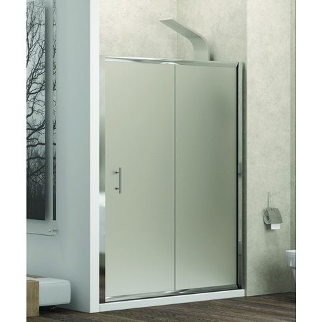 Box doccia un lato 140cm vetro satinato anticalcare KF5000 kamalu