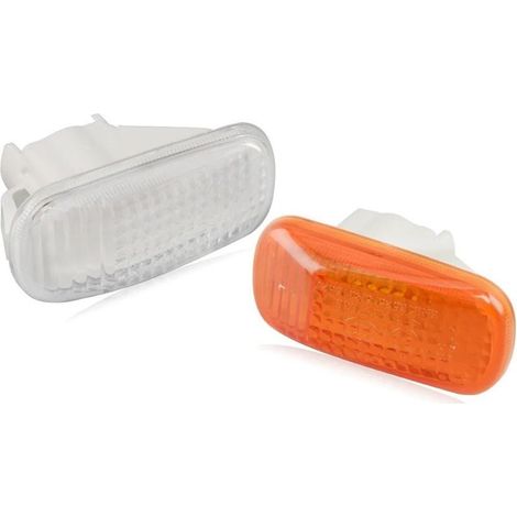 Clignotants LED Clignotant Latéral Voiture Couleur Jaune Blanc (1/4)