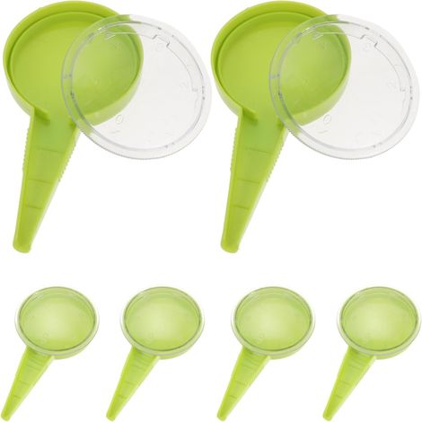 6pièces Semoir pour Pelouse Outil de Plantation Manuel Semoir Portatif Distributeur Jardin Semis Épandeur (1/5)