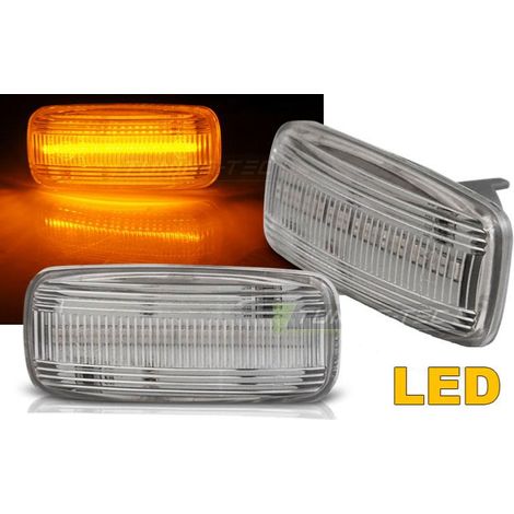 Paire Clignotant Repetiteur Led Audi A3 8L de 2000 a 2003 Blanc-31826722 (1/3)
