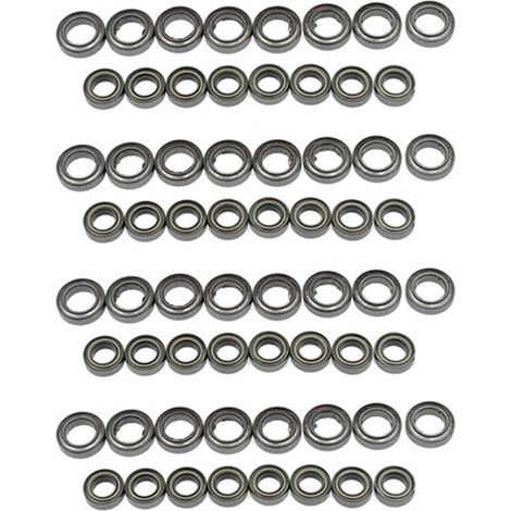 pour MN86S MN86 MN86KS MN86K MN G500 64 Pièces Séries Roulement en Acier 9X5X3 11X7X3 Accessoires de Mise à Niveau 1/12 Pièces de Rechange de Voiture TéléCommande (1/4)