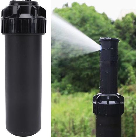 Tête d’arrosage télescopique G3/4 Femelle Interface filetée 40°-360° ajustable automatique élévation enterrée pour pelouse pont irrigation (1/5)