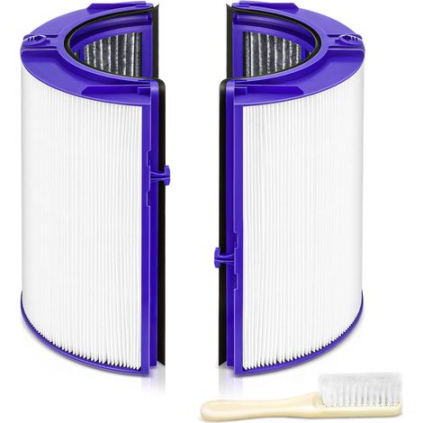 Filtre combiné verre 360° HEPA + charbon actif pour purificateur d'air Dyson HP1 TP09 TP07 TP06 TP04 TP10 TP7A HP04 HP06 HP07 HP09 HP10 HP4A HP7A PH01 PH02 PH03 PH04 PH3A DP04 PC1, réf. 965432-01