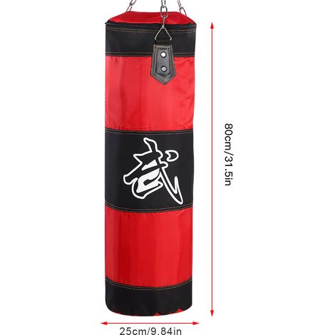 Sac de frappe d'entraînement de boxe et arts martiaux, idéal pour coups de poing et coups de pied. (1/5)