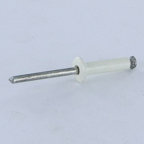 Rivet aveugle éclate GOSTAR Aluminium Tige acier Tête Ronde Standard 4X16 RAL9003 blanc de sécurité