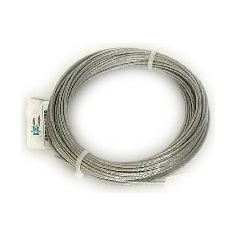 Cable acero CABLERED 6x19+1 5mm.(rollo 100m)