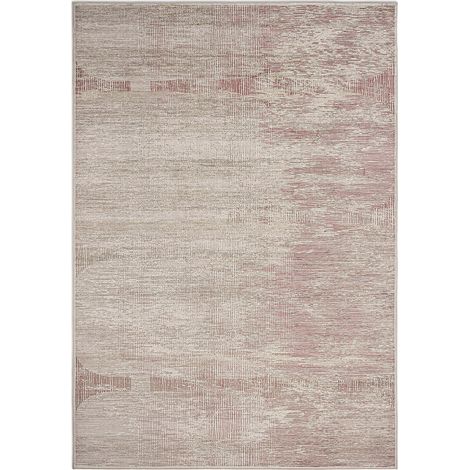 Tapis moderne en viscose beige douceur et élégance contemporaine - Beige clair soyeux (1/4)