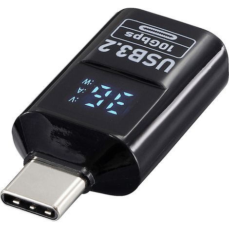 Renkforce USB Adaptateur [1x USB-C® mâle - 1x USB-A femelle] USB 3.2 Type C/A Charging Adapter, PD36