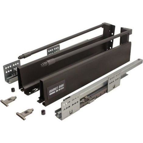 Tiroir BOX2 - 450 mm - Charge Max 40 kg - Extension Complète - Fermeture En Douceur - 1 Pièce (1/5)