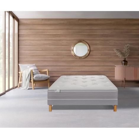 SIMMONS - Ensemble Duo Matelas Ressorts ensachés + Sommiers 2x80x200 cm - RSW5 (1/5)