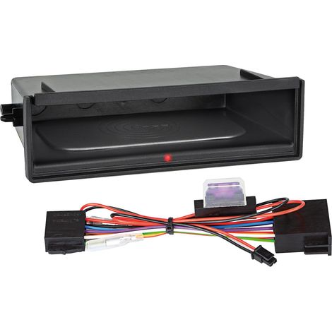 QI02 Vide poche Induction Qi pour 2din sans cage en metal