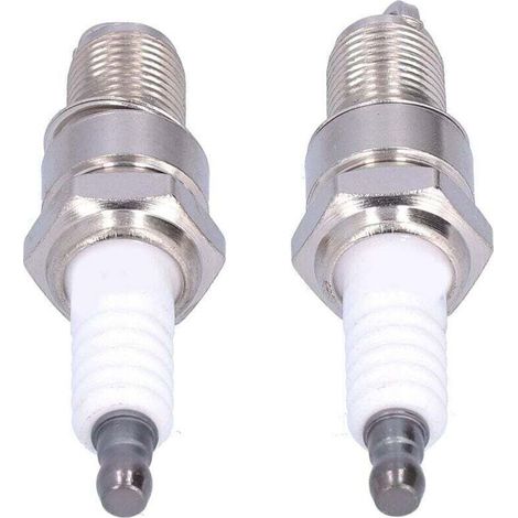 Lot de 2 bougies d'allumage F6RTC pour MTD 95110292 75110292 Torch Engine 131039 Tondeuse à gazon. (1/4)