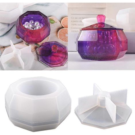 Boîte à cotons, boîte de rangement de bureau, boîte à bijoux, boîte à pinceaux, boîte à cotons-tiges avec couvercle transparent en bambou (1/4)