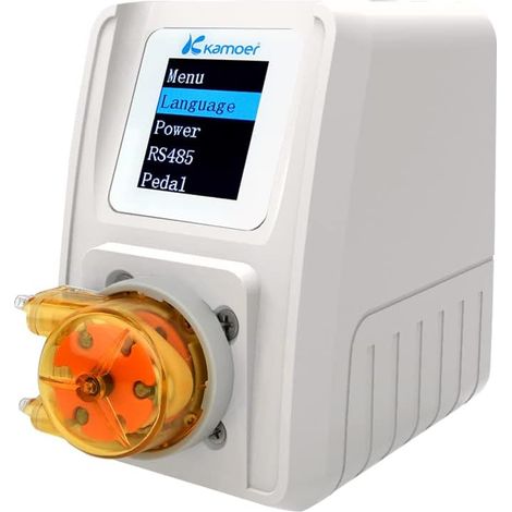 Pompe péristaltique intelligente M1-STP Moteur pas à pas 24 V 0-88 ml/min Pompe doseuse de liquide réglable programmable à faible débit avec contrôle pour aquarium de laboratoire