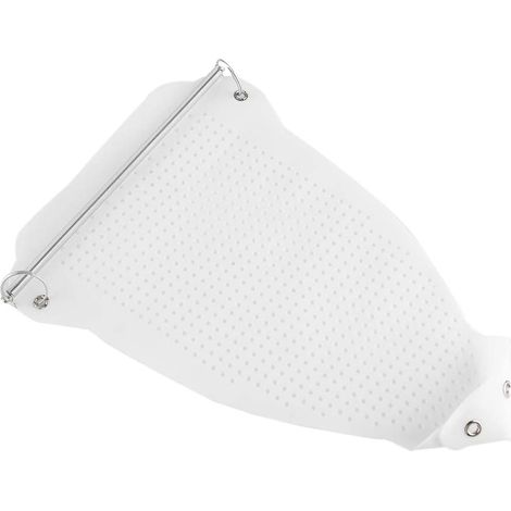 Semelle Protection Réutilisable Fer à Repasser PTFE Entretien Chaussures Cuir Tissu Accessoire Ménage Résistant 150 degrés Taille 23x15.5 cm Blanc (1/5)