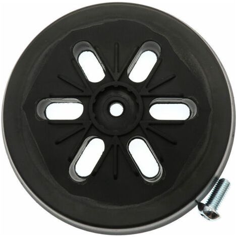 Platorello abrasivo per levigatrice orbitale casuale Bosch GEX 150 AC, PEX 15 AE, GEX 150 Turbo da 150 mm con vite,
