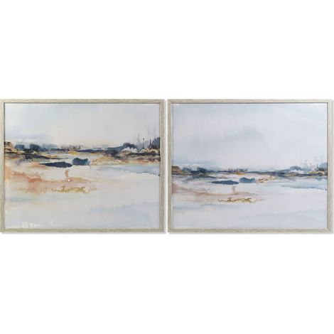 Cadre DKD Home Decor Verre polystyrène 104 x 4 x 83,5 cm