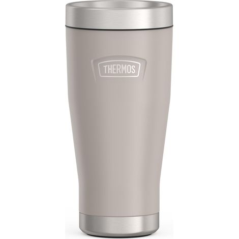 MUG 0,47 l, beige/grès mat, gobelet isotherme, 470 ml, en acier inoxydable, 7 h chaud/22 h froid, passe au lave-vaisselle, entièrement étanche, sans BPA (1/5)