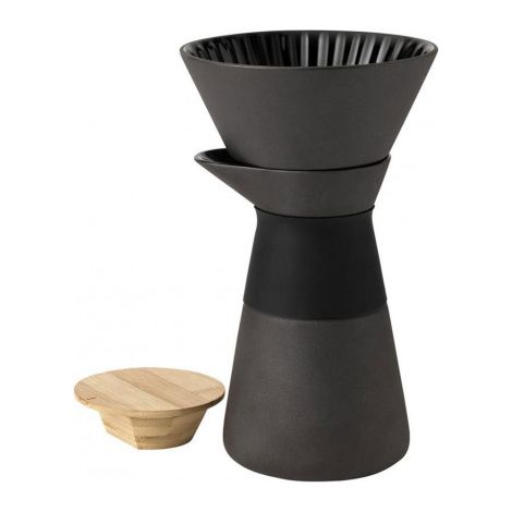 Machine à café Stelton theo capacité 600ml couvercle bois (1/2)