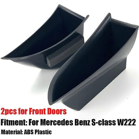 Autotürgriff kompatibel mit Ablagefach, Handyhalterung und Palettentasche, kompatibel mit Mercedes-Benz S-Klasse W222 S320 S350 S400 S500 (2014-2020), Linkslenker, 4er-Set.