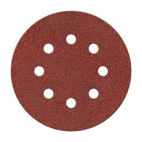 DISCO ABRASIVO FIBRATO VELCRATO 8 FORI IMPERIAL