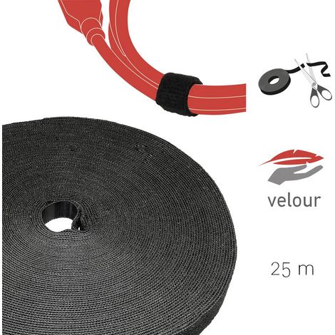 Label-the-cable LTC PRO Roll Strap noir 25 mètres (1/4)