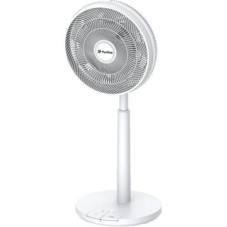 Ventilador de Pie DC con batería y 9 aspas