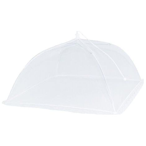 2 Pcs Cloche Alimentaire Pliable,  Couvercle Alimentaire en Maille, Cloche Alimentaire Moustiquaire, Cloche a Fruit Anti Moucherons, Cloche Alimentaire Reutilisable, Cloche Fruits et Legumes (1/5)
