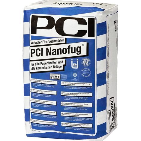 PCI Nanofug variabler Flexfugenmörtel 15 kg-Sack Nr. 19 basalt