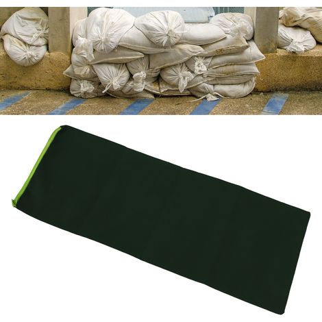 Bolsas de protección contra inundaciones (5 unidades) – Barrera reutilizable con cremallera fabricada en silicona orgánica – Tamaño 30 x 75 cm para puertas, garajes y ventanas (1/5)