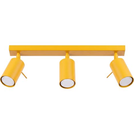 Sollux RING Barre de spots de plafond Ring jaune 3x GU10 (1/5)
