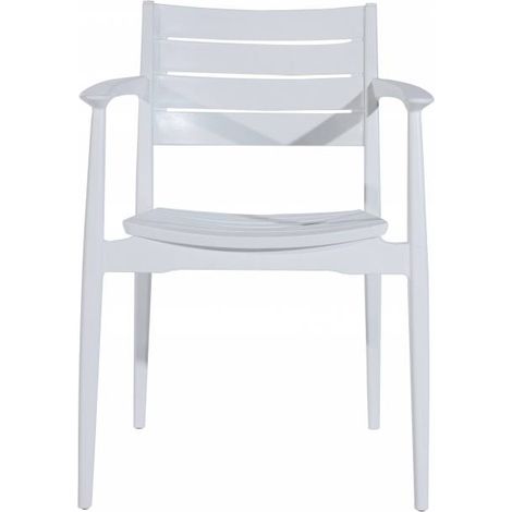 1PZ SEDIA CON BRACCIOLI REGNUM BIANCO