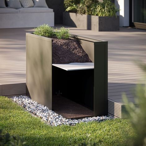 KGT Hochbeet Zubehör Zwischenboden Alu-Hochbeet 130 91x121 cm Aluminium
