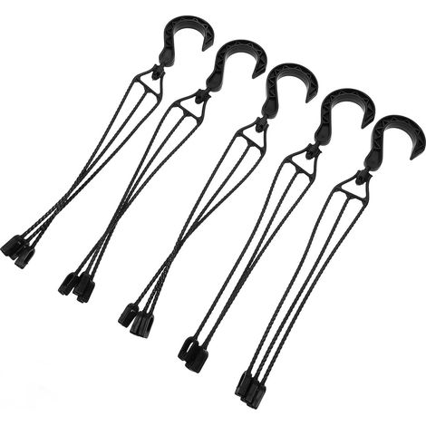 Juego de 5 Ganchos de Plástico Resistentes para Colgar Macetas, Rotación de 360°, Capacidad de Carga 2,5 Kg, para Balcón y Jardín (1/5)