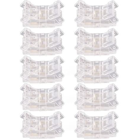 LED-Streifen-Anschluss, 8 mm COB (lötfrei), einfache Installation, 2-poliger Stecker für Küche und Büro (1/5)