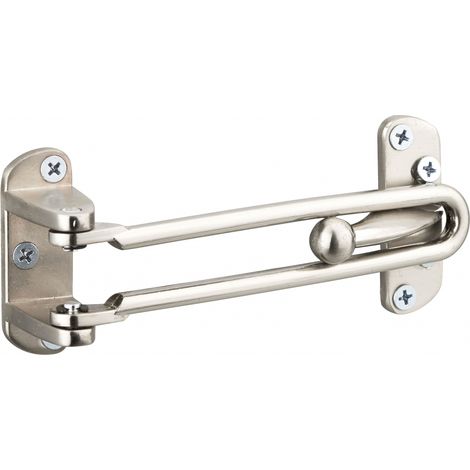 Apriporta di sicurezza per porta d'ingresso, a leva 145mm, nichelato - THIRARD