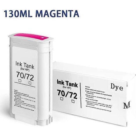 Tintenpatrone für HP 72, kompatible Pigmenttinte für HP Designjet T610, T620, T770, T790, T795, T1100, T1120, T1200, T1300, T2300 – Magenta