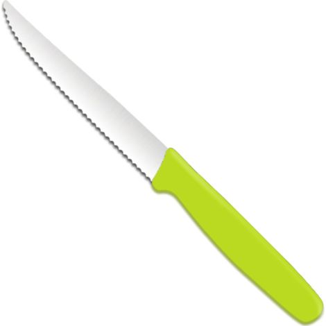 Cuchillo dentado para tomates de 214 mm - verde