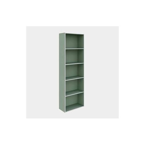 LIBRERIA 4 RIPIANI 50X22,8X157,4 CM VERDE SALVIA