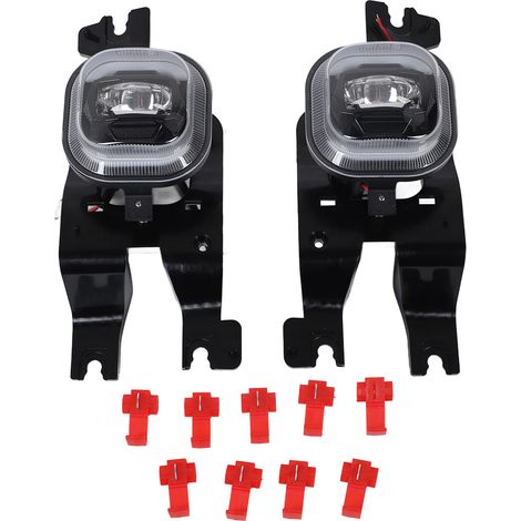 Set mit 2 LED-Nebelscheinwerfern für Stoßstangen, 6500K, 45W, linkes und rechtes Tagfahrlicht, Ersatz für Ford F-450 F-550 (1/5)