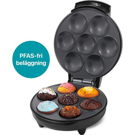 Machine a muffins ceramique 7 muffins 700w mm400 noir (1/5)